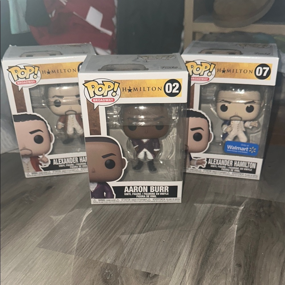 Funko Pop! Hamilton Aaron Burr and Alexander Hamilton Figures
